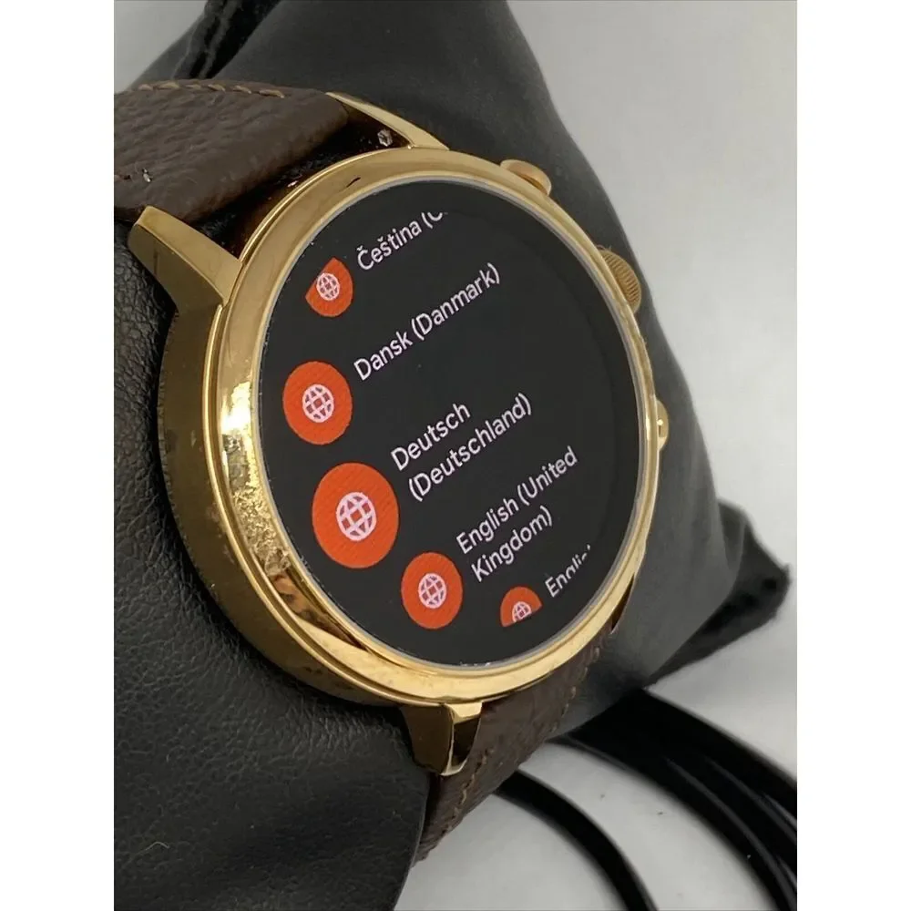 Fossil Gen 4 Authentic Digital Dial Smart Watch Custom Band FTW6018 CR183